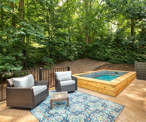 Hot Tub Deck Ideas Stylish Surroundings For Outdoor Spas Homes And Gardens