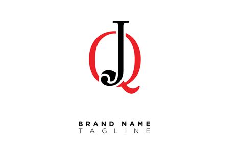 Jq Alphabet Letters Initials Monogram Logo Qj J And Q Vector