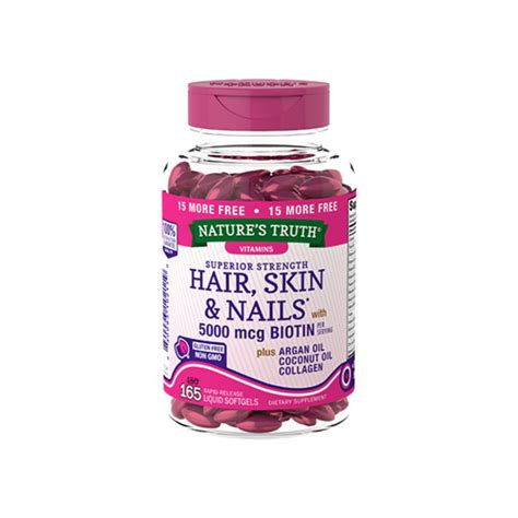 Natures Truth Hair Skin And Nails 165 Softgels Hollys Wellness