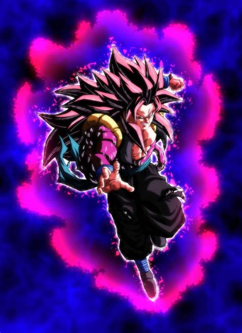 Limit Breaker Super Saiyan 4 Gogeta W Aura Bg By Blackflim On