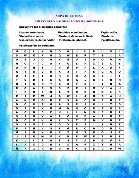 Construccion De Base De Datos Sopas De Letras Sin Resolver