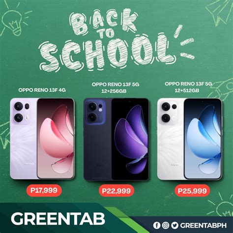 Greentab - 🎒 School’s back — time for a fresh upgrade! Get your OPPO