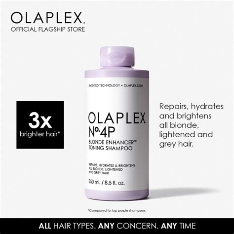 OLAPLEX No 4P Blonde Enhancer Toning Shampoo 250ml Shopee Malaysia