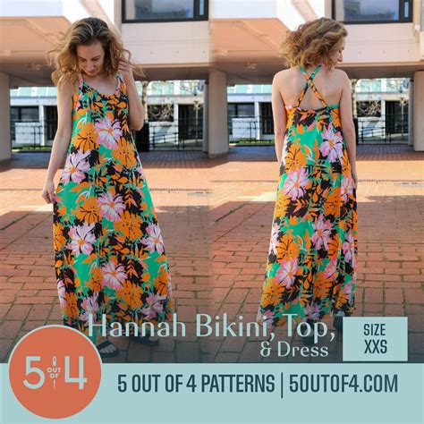 Hannah Bikini Top And Dress Out Of Patterns