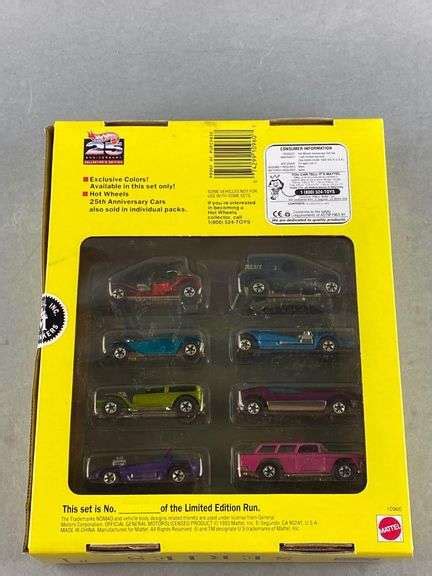 Hot Wheels Th Anniversary Collectors Edition Set Matthew Bullock Auctioneers