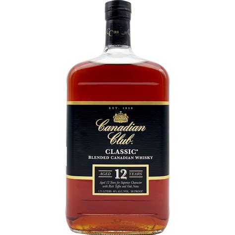 Canadian Club Classic 12 Year Old Blended Canadian Whiskey ...