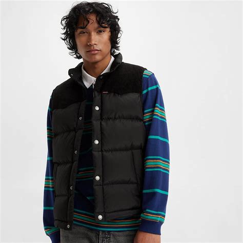 Western Super Puffer Vest Black Levis® Cz
