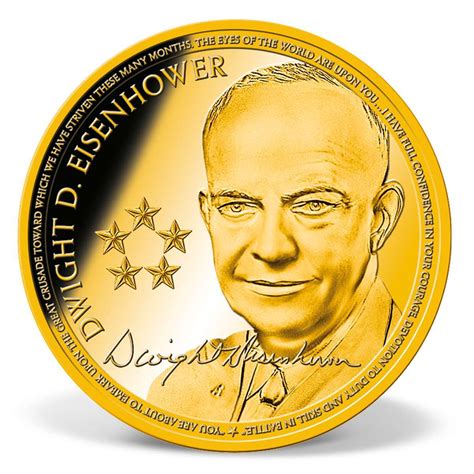 Dwight D. Eisenhower Commemorative Gold Coin | American Mint