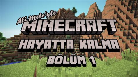 Oyun Seri 1 Minecraft Hayatta Kalma Game Series 1 Minecraft Survival