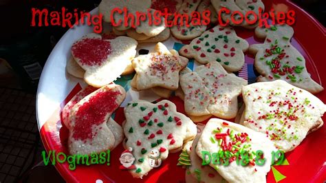 Making Christmas Cookies Vlogmas Day Youtube