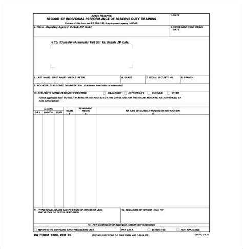 Army Da Form 638 Pdf Fillable Templates Fillable Prin