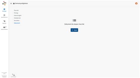 Katalog Dokumentation Sveriges Dataportal