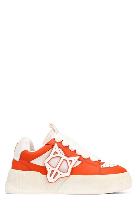 NAKED WOLFE Kosa Platform Sneaker Orange Editorialist