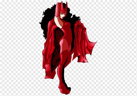 Wanda Maximoff Polaris Fan Art Cartoon Vision Bruja Escarlata