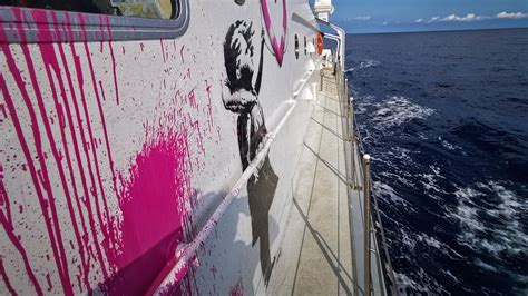 Hundreds Stranded On Banksy Funded Migrant Rescue Boat Transferred To