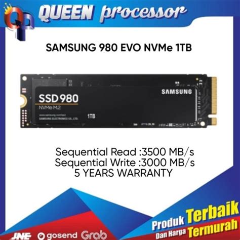 Jual SAMSUNG EVO SSD 980 NVMe M.2 1 TB - Jakarta Pusat - QueenProcessor ...