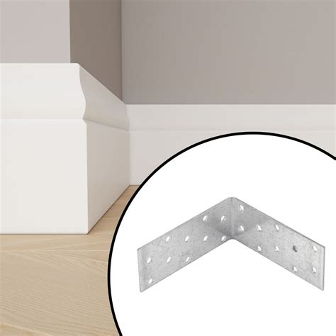 Крепежный уголок перфорированный равносторонний KUR, толщина 2 мм ...