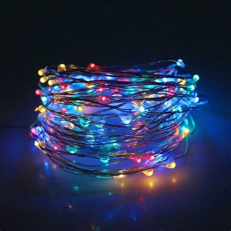 ᐉ Гирлянда-нить светодиодная Капля росы 10 м 100 LED на батарейках/USB ...