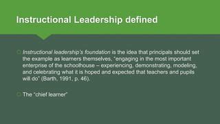 instructional leadership review pptx
