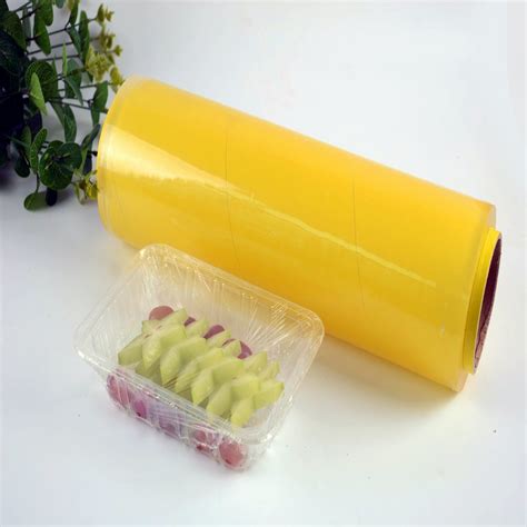 Good Stretch PVC Cling Film Food Grade PVC Cling Wrap Food Packaging