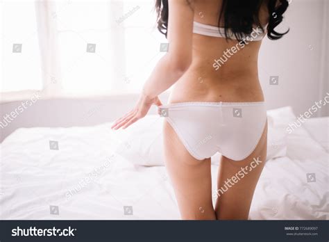 Sexy Female Buttocks White Lingerie On Stock Photo 772689097 Shutterstock