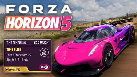 Forza Horizon Daily Challenge Time Flies Earn Stars From Pr