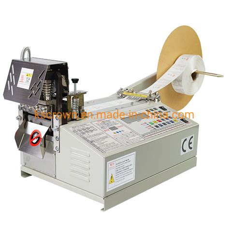 Best Price Automatic Hot And Cold Knife Label Cutting Machine Fabric Tape Cutting Machine And