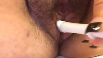 Hairy Sister Uses A Brush Dildo Xvideos