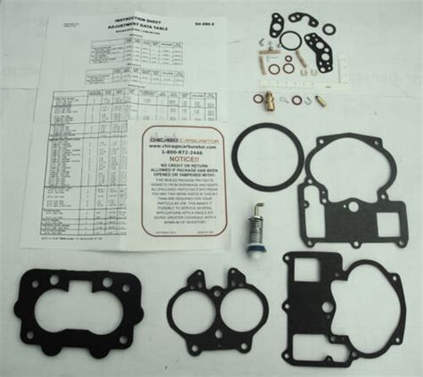 OMC STERN DRIVE COBRA CARB KIT ROCHESTER 2 BARREL 2GC V6 ENGINES 225