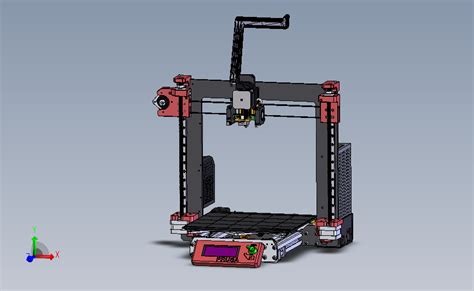 Reprap Prusa I3 3d打印机 Solidworks 2015 模型图纸下载 懒石网