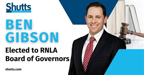 Ben Gibson Elected To RNLA Board Of Governors Shutts Bowen LLP