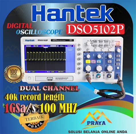 Digital Oscilloscope HANTEK DSO5102P DSO-5102P DSO-2D10 DSO2 DSO2D10 ...