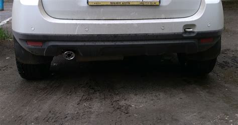 Насадка на выхлопную трубу " Самец :-) " — Renault Duster (1G), 1,6 л ...
