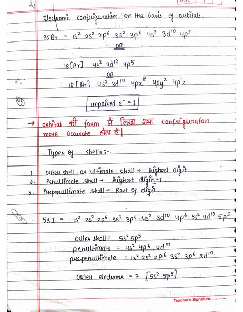 Solution Handwritten Periodic Table Notes English Part 1 Studypool