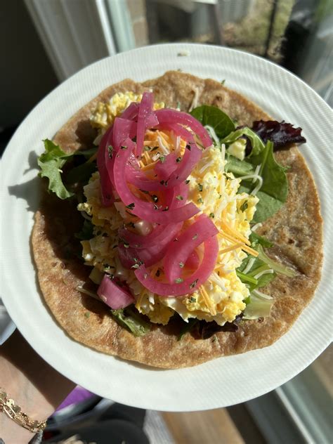 Single Serve Egg Salad Wrap - Sari Diskin