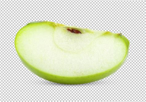 Premium PSD | Green apple isolated on alpha layer
