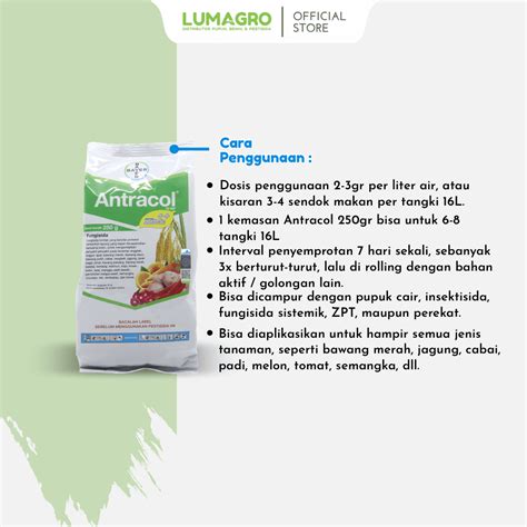 Fungisida Antracol Wp Kg Propineb Lumagro