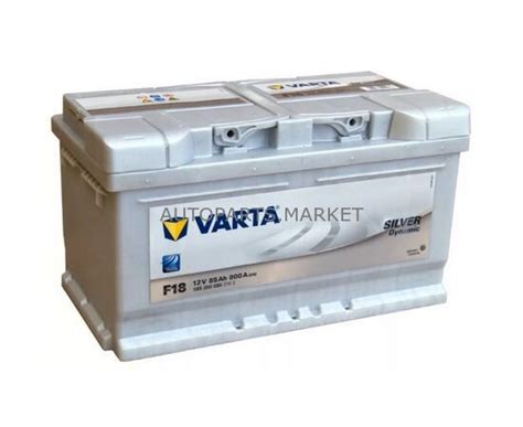 АККУМУЛЯТОР VARTA F18 SILVER DYNAMIC 12V 85AH 800A 585200080 по цене 14 ...