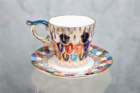 Кофейная пара для эспрессо "Жар-птица" в интернет-магазине Ярмарка ...