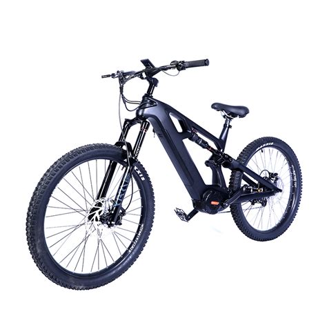 Carbon Fiber Central Motor Mid Drive Ebike W Full Suspension Bafang