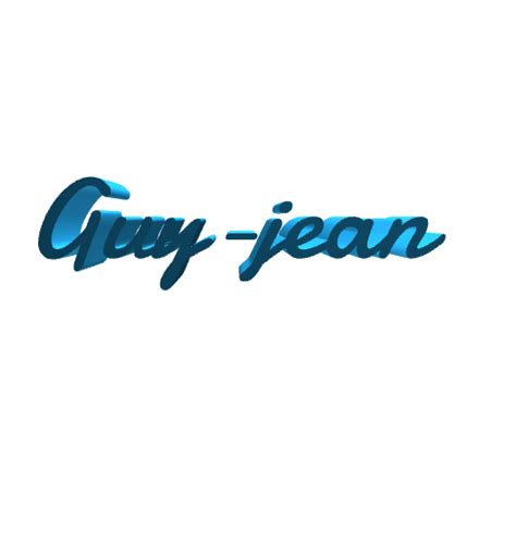 STL file Guy-jean 👦・3D printer design to download・Cults