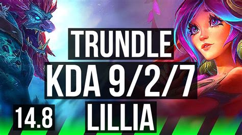 Trundle Vs Lillia Jgl Na Diamond Youtube