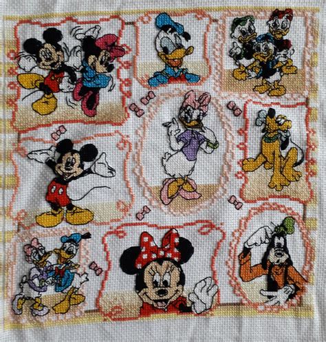 [fo] Part 2 4 Of The Disney Cross Stitch Subscription Magazine In Uk Published By Hatchett