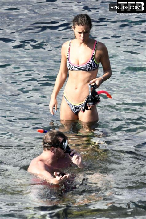 Nina Agdal Sexy Seen Flaunting Her Hot Bikini Body At The Beach With Logan Paul In Mykonos Aznude