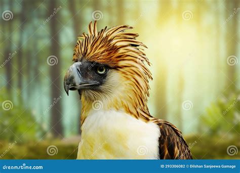 The Philippine Eagle Pithecophaga Jefferyi Most Endangered Bird