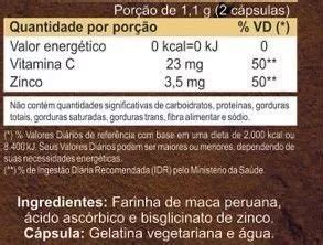 Kit 5 Maca Peruana Unilife Vitamina C E Zinco 120 Cáps à venda em