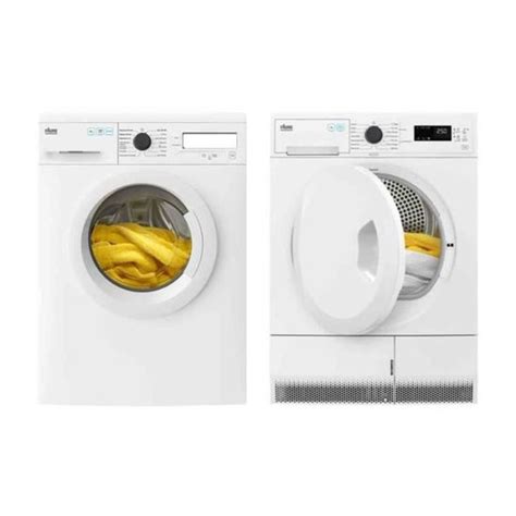 PACK FAURE Lave Linge Frontal 8Kg 1400Trs min Programme Sèche Linge