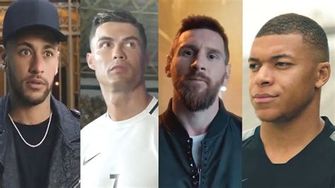 Cristiano Ronaldo Lionel Messi Neymar Jr Mo Salah Mbappe Best Commercial Compilation Youtube