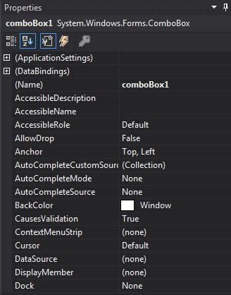 ComboBox En C StackLima