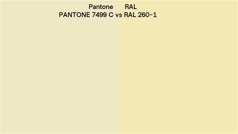 Pantone 7499 C Vs Ral Ral 260 1 Side By Side Comparison